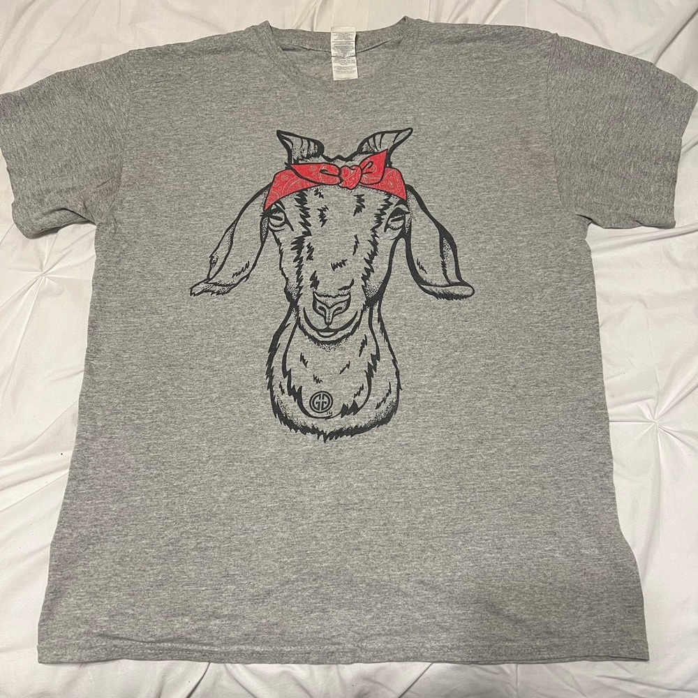 girlie girl goat t-shirt